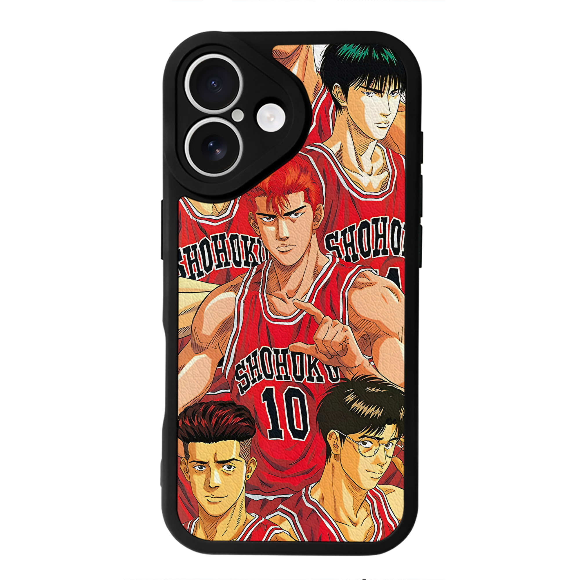 （画像用） SLAM DUNK／スラムダンク 【iPhone 16シリーズ対応】シリコンスマホケース（レザー調） 材質：シリコン